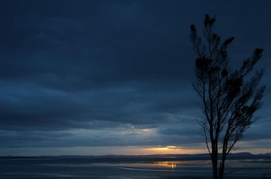 Raymond Sagapolutele; Fire in the Sky; Sunset from as seen from Weymouth